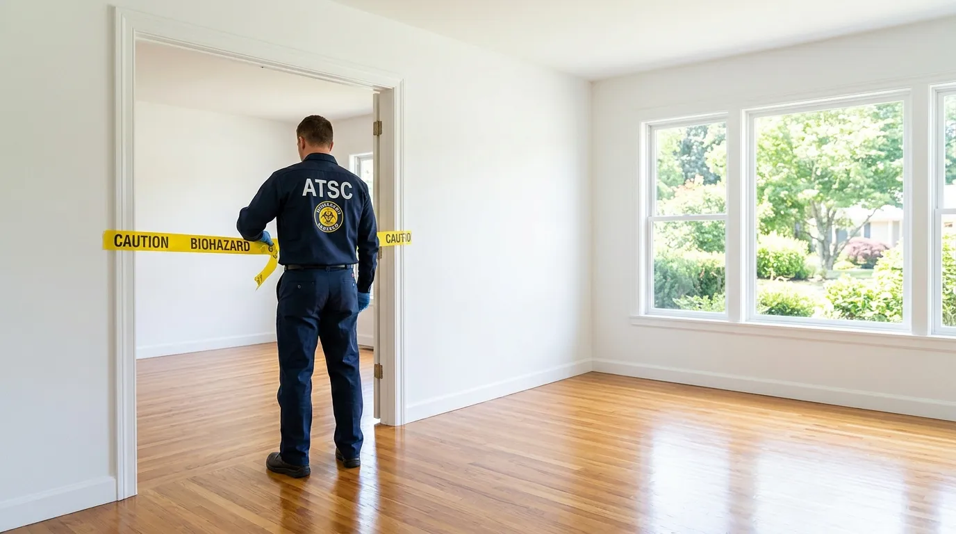 Certified biohazard cleanup crew performing Crime Scene Cleanup in Ladera Heights